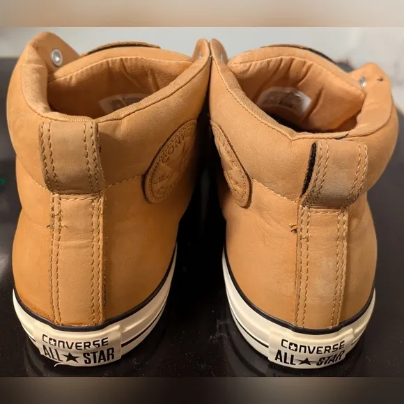 Converse Chuck Taylor Tan Suede High Top Sneakers Men's Size 12 Used Exc $140