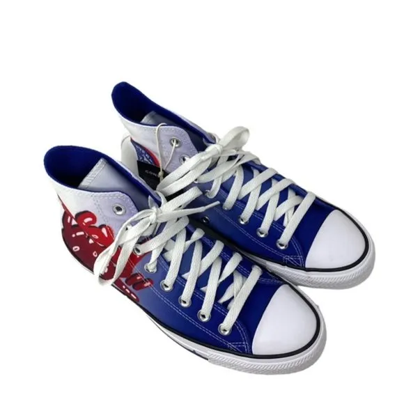 Converse Ctas High Top Shoes Canvas Sneaker For Men Blue White Skate A04167C