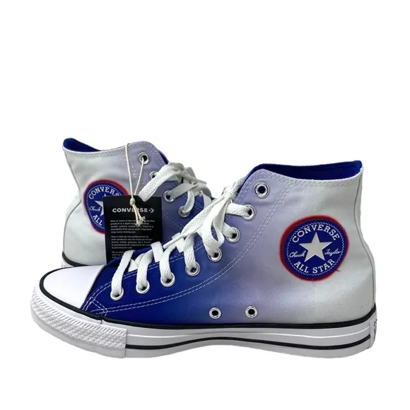 Converse Ctas High Top Shoes Canvas Sneaker For Men Blue White Skate A04167C