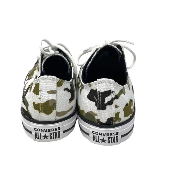 Converse Ctas OX Low Top Khaki White Canvas Men’s Size Sneakers Custom 166177F