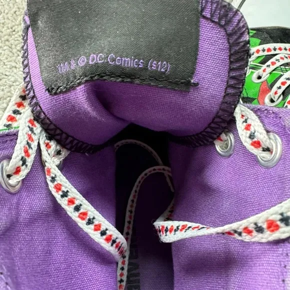 Converse DC Comics Jokers Wild Harley Quinn Limited Edition Sneakers Men Size 7
