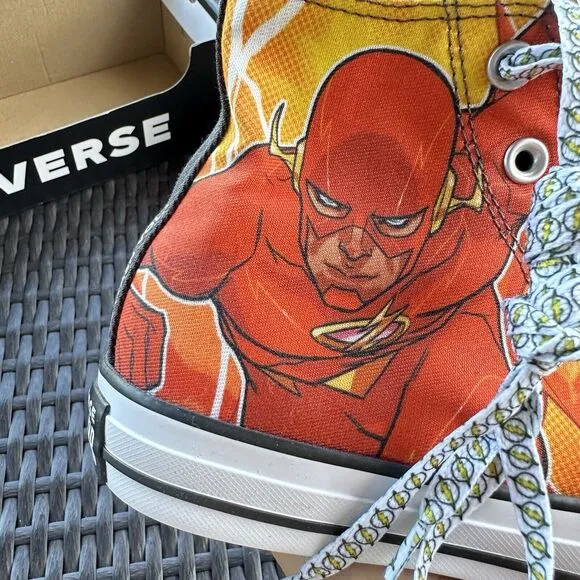 Converse DC x Chuck Taylor All Star High The Flash Men's Shoes 161390C Size 6