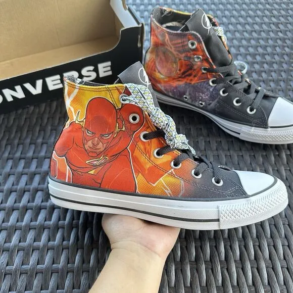 Converse DC x Chuck Taylor All Star High The Flash Men's Shoes 161390C Size 6