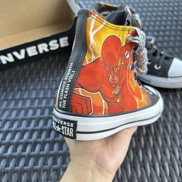 Converse DC x Chuck Taylor All Star High The Flash Men's Shoes 161390C Size 6
