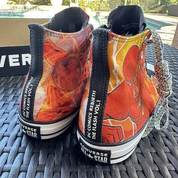 Converse DC x Chuck Taylor All Star High The Flash Men's Shoes 161390C Size 6