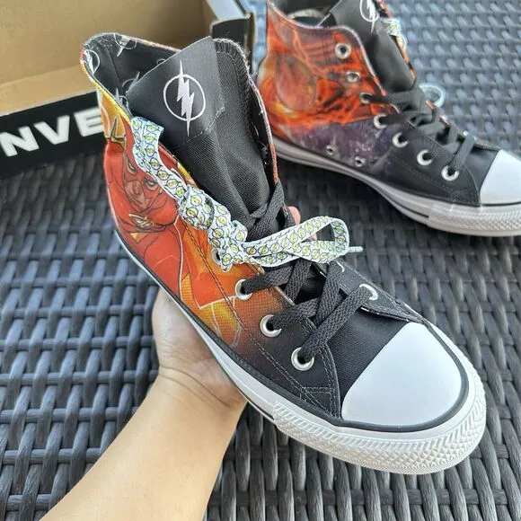 Converse DC x Chuck Taylor All Star High The Flash Men's Shoes 161390C Size 6