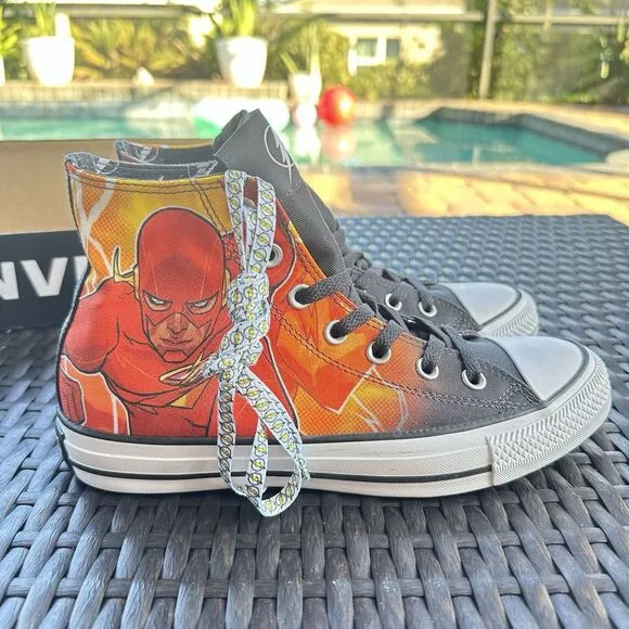 Converse DC x Chuck Taylor All Star High The Flash Men's Shoes 161390C Size 6