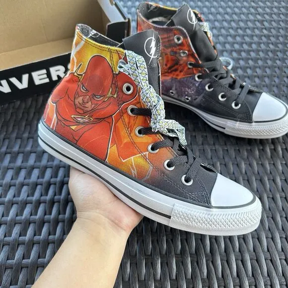 Converse DC x Chuck Taylor All Star High The Flash Men's Shoes 161390C Size 6