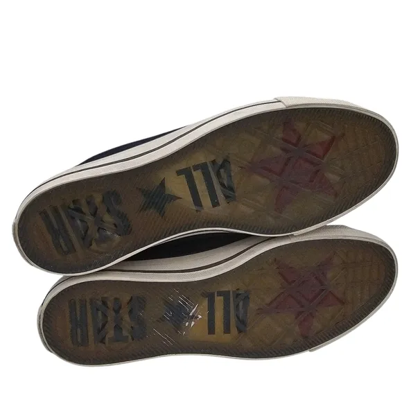 Converse x John Varvatos Black Slip On Sneakers
