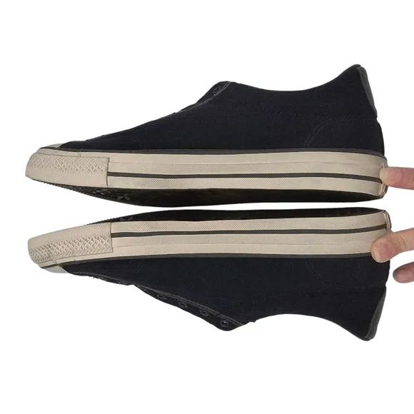 Converse x John Varvatos Black Slip On Sneakers