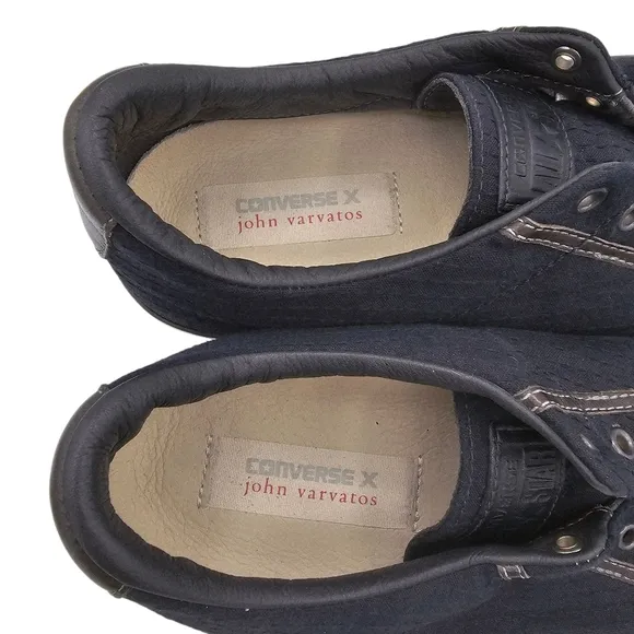 Converse x John Varvatos Black Slip On Sneakers