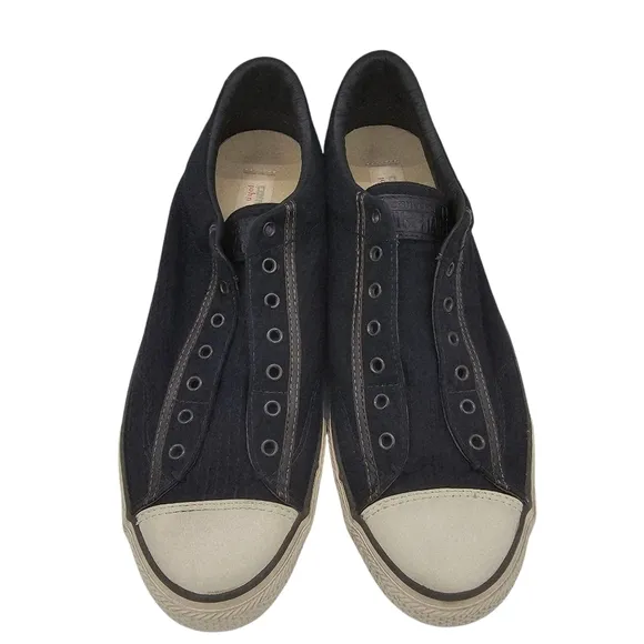 Converse x John Varvatos Black Slip On Sneakers
