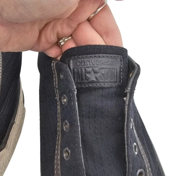 Converse x John Varvatos Black Slip On Sneakers