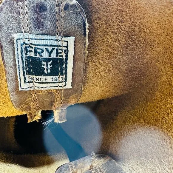 COPY - Frye 77300 men’s Tan Leather Harness Boots Size 10,5