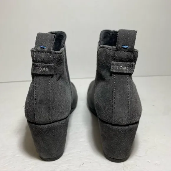 COPY - TOMS Kelsey Women’s Gray Suede  Ankle Boots Size 8.5