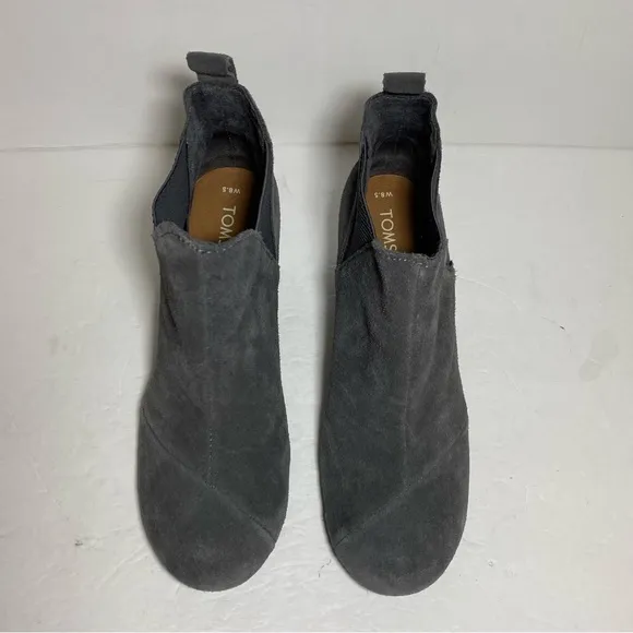 COPY - TOMS Kelsey Women’s Gray Suede  Ankle Boots Size 8.5