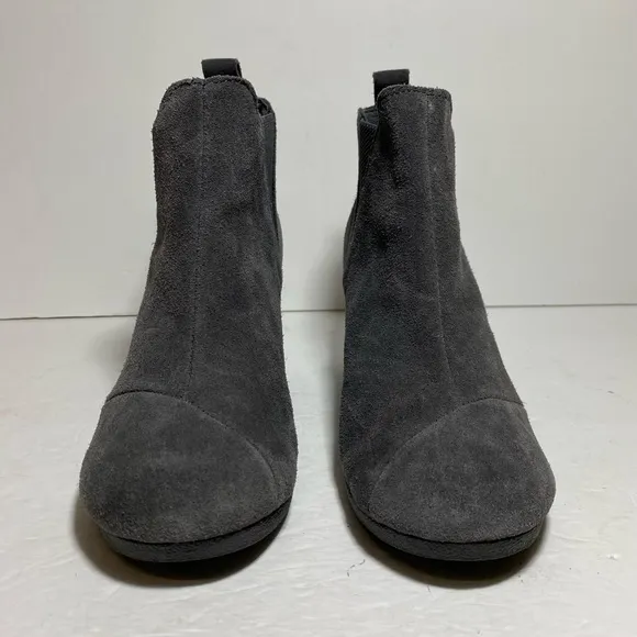 COPY - TOMS Kelsey Women’s Gray Suede  Ankle Boots Size 8.5