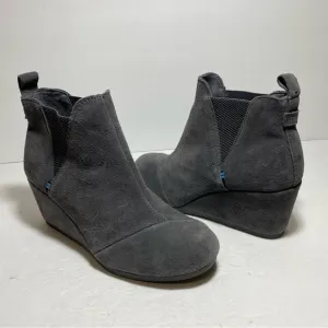 COPY - TOMS Kelsey Women’s Gray Suede  Ankle Boots Size 8.5