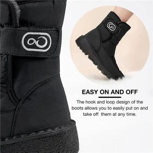 COPY - Winter Snow Boots With Warm Lining Non Slip Outdoor Waterproof