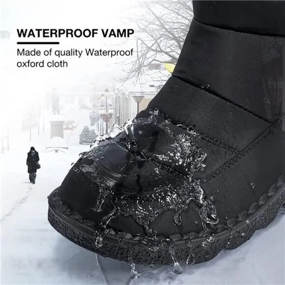 COPY - Winter Snow Boots With Warm Lining Non Slip Outdoor Waterproof