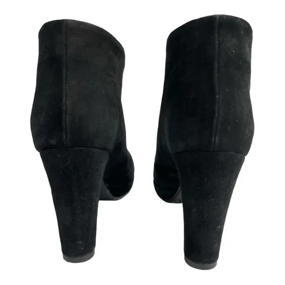 Cordani Womens Noble Black Suede Booties Size 8.5