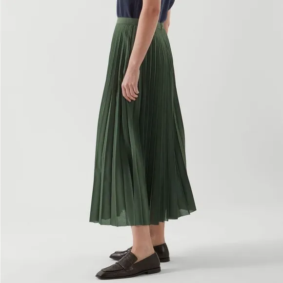 COS Pleated Midi Skirt