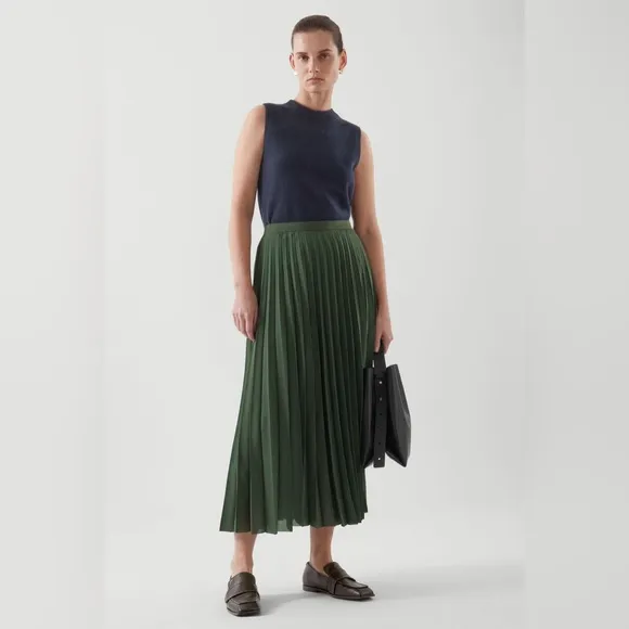COS Pleated Midi Skirt