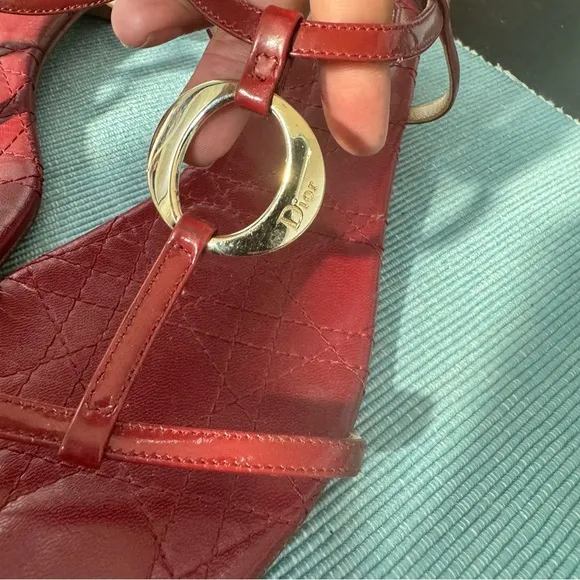 Cristian Dior Red Women's Sandals size 40