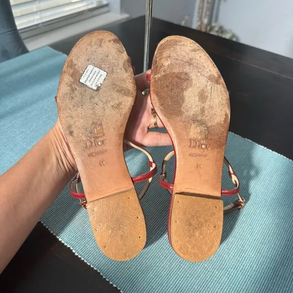 Cristian Dior Red Women's Sandals size 40