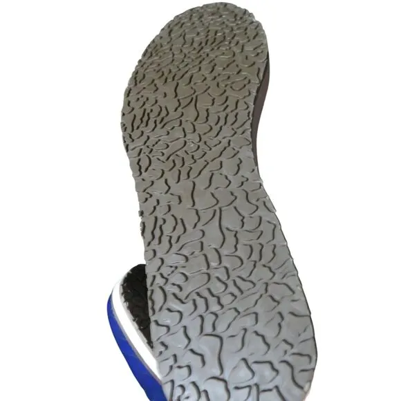 Croc Alligator Embossed Cobalt Blue Vegan Leather Jumper Hiking Boots 42 or 8.5