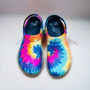 CROCS Bistro Graphic Clog 204044-410 Tie Dye Shoes Sandals Clog Men’s SIZE US 12