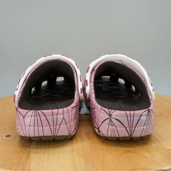 Crocs Classic Clogs Demon Slayer Nezuko Men's Size 12 Shoes Pink Casual Slippers