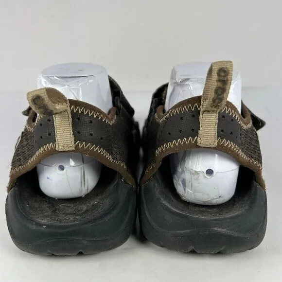 Crocs Disney Men's Swiftwater Brown Sling Back Sandals US 8 M Hiking Water Shoes