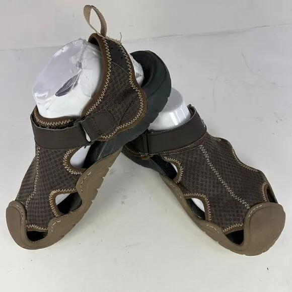 Crocs Disney Men's Swiftwater Brown Sling Back Sandals US 8 M Hiking Water Shoes