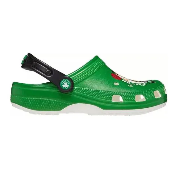 Crocs NBA Boston Celtics Classic Mens 10 Womens 12 Clogs Green Basketball Shoes