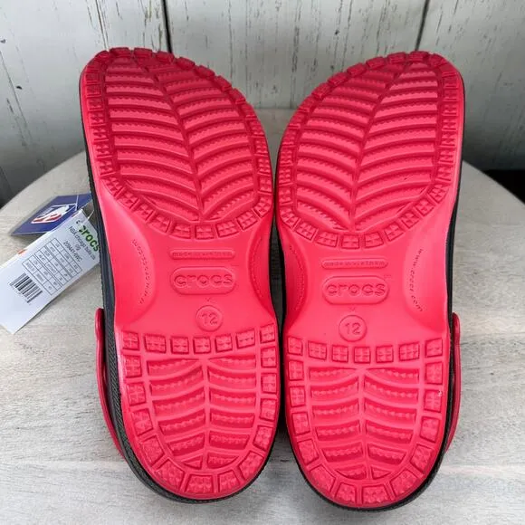 Crocs NBA Chicago Bulls Classic Mens Clogs Size 12 Varsity Red Basketball New
