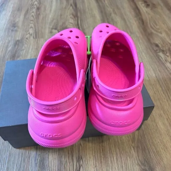 CROCS pink platform clogs mules sandals shoes women’s 7 new