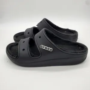 Crocs Shoes Men's 12 Classic Cozzzy Sandals Black
