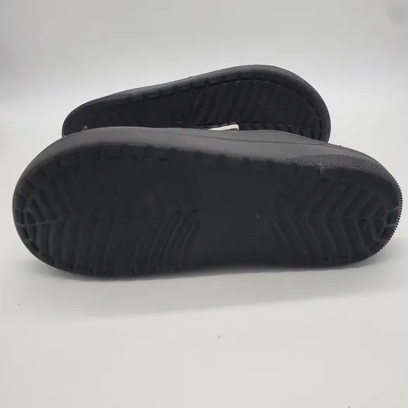 Crocs Shoes Men's 12 Classic Cozzzy Sandals Black