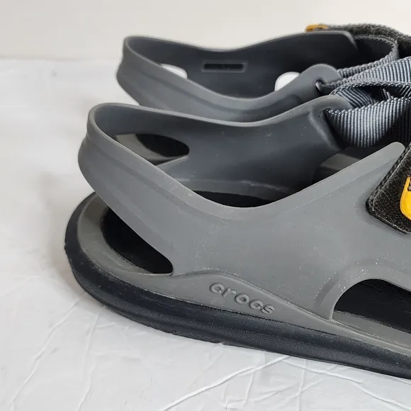 Crocs Swiftwater Expedition Mens Size 10 Sandals Shoes Slate Gray 206526