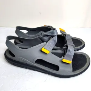 Crocs Swiftwater Expedition Mens Size 10 Sandals Shoes Slate Gray 206526