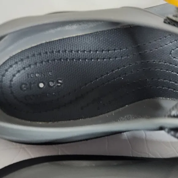Crocs Swiftwater Expedition Mens Size 10 Sandals Shoes Slate Gray 206526