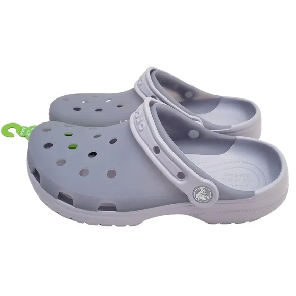 CROCS Women's Classic Frosted Clogs Size 8 Purple Moon NWT