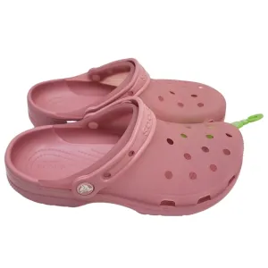 CROCS Women's Classic Frosted Clogs Size 8 Rosette NWT