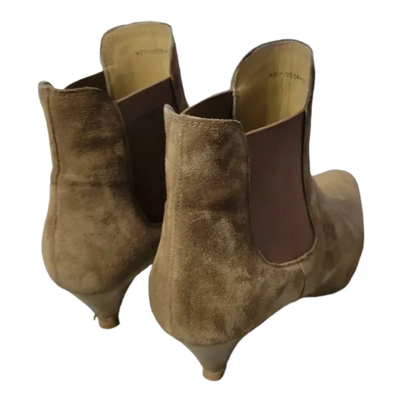 Cumin brown suede/leather pointed suede boots from PEDRO GARCIA/Size 7 Vintage