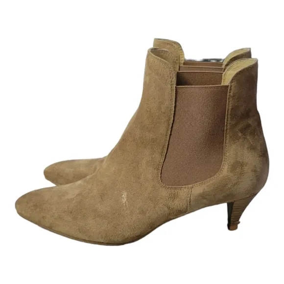 Cumin brown suede/leather pointed suede boots from PEDRO GARCIA/Size 7 Vintage