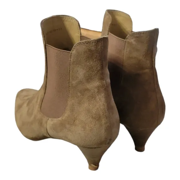 Cumin brown suede/leather pointed suede boots from PEDRO GARCIA/Size 7 Vintage