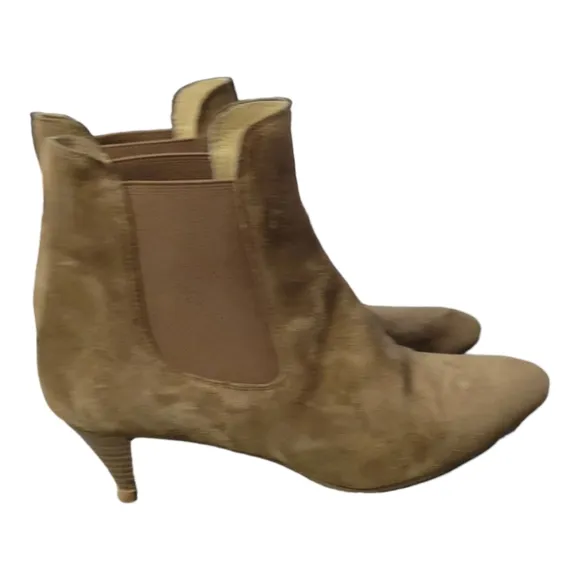 Cumin brown suede/leather pointed suede boots from PEDRO GARCIA/Size 7 Vintage