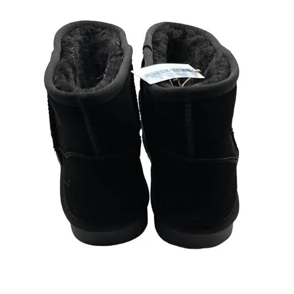 CUSHIONAIRE Women's pull on boot 8 BLACK