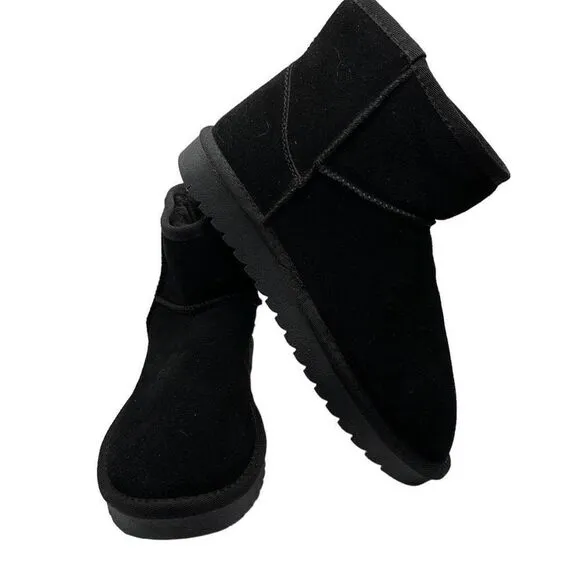 CUSHIONAIRE Women's pull on boot 8 BLACK